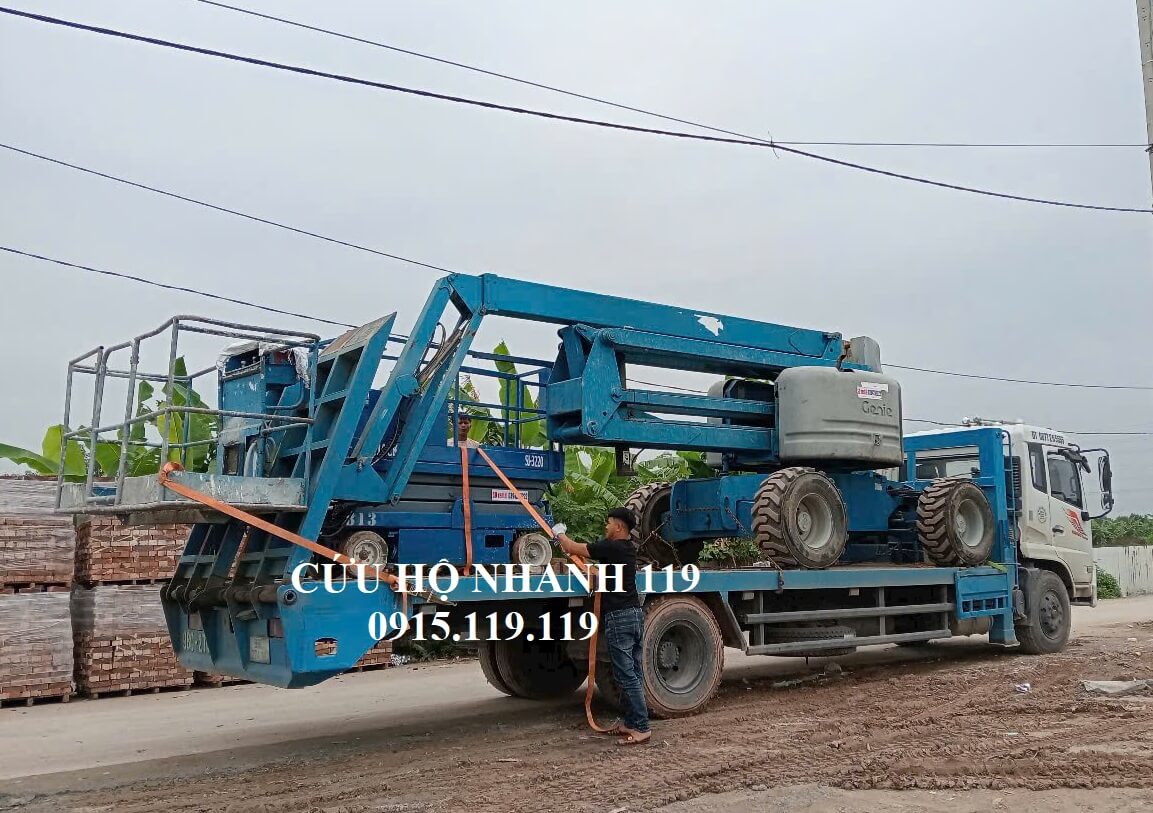 cứu hộ ô tô hưng yên vận chuyển xe nâng