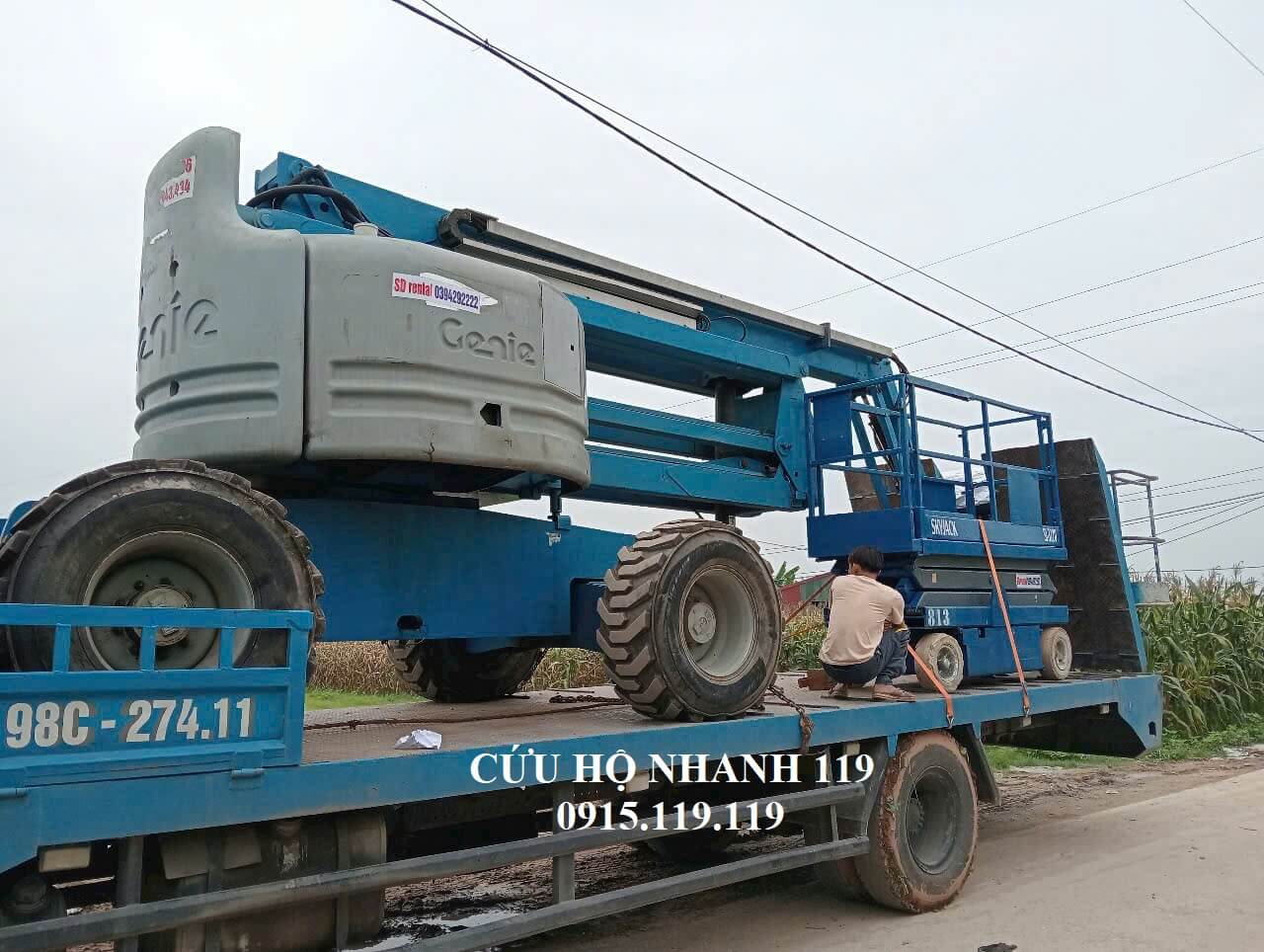 cứu hộ ô tô hưng yên vận chuyển xe nâng