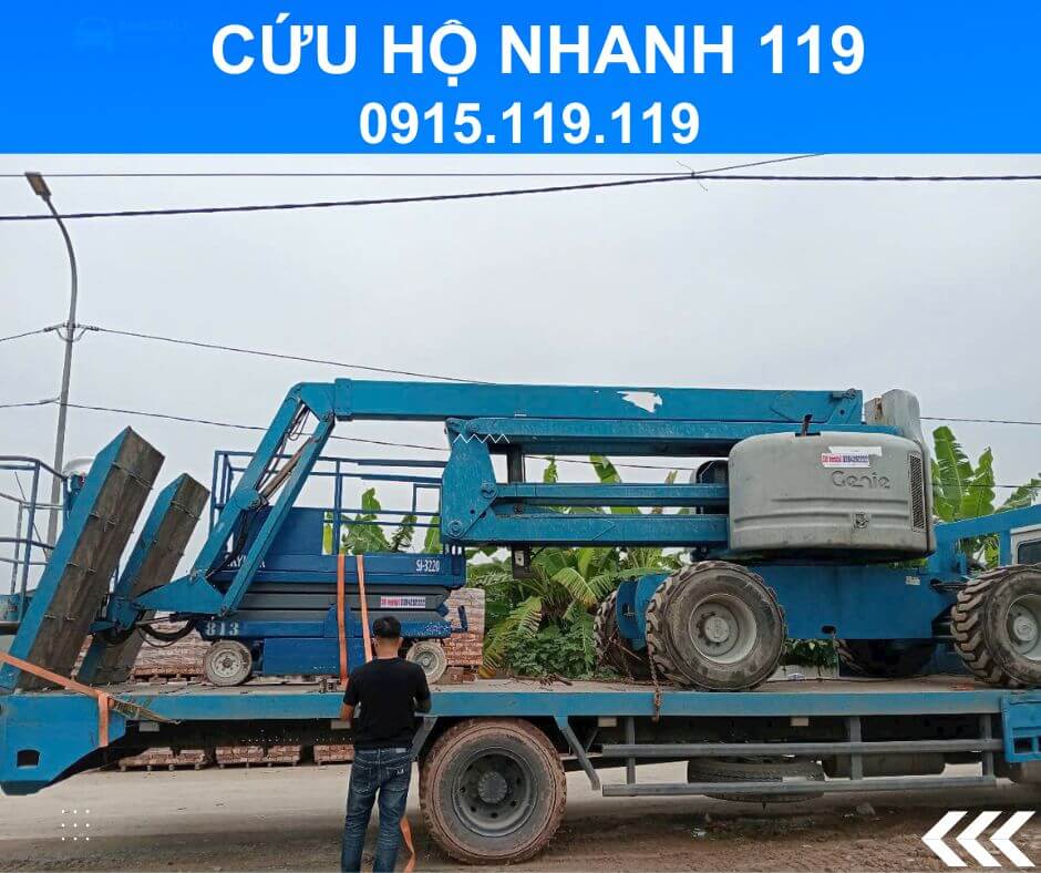 cứu hộ ô tô hưng yên vận chuyển xe nâng
